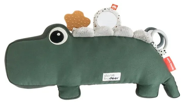 Tummy time aktivitetslegetøj - Croco, Grøn